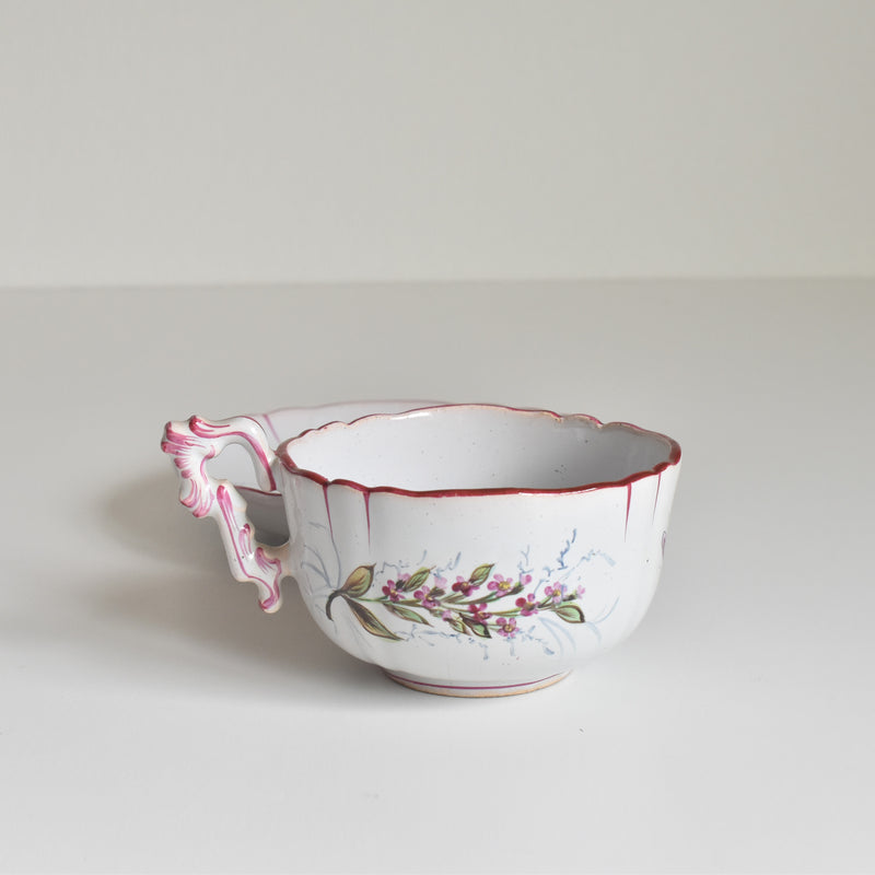 Antique Cup & Saucer St. Clement Emile Gallé Libellule A