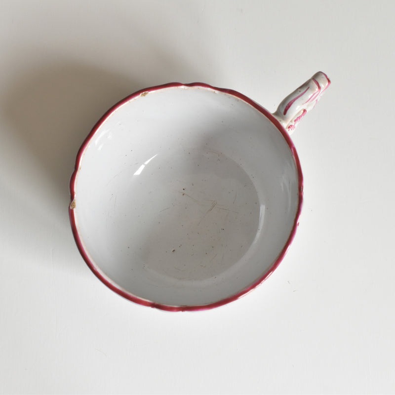 Antique cup & saucer St. Clément Émile Gallé Libellule C