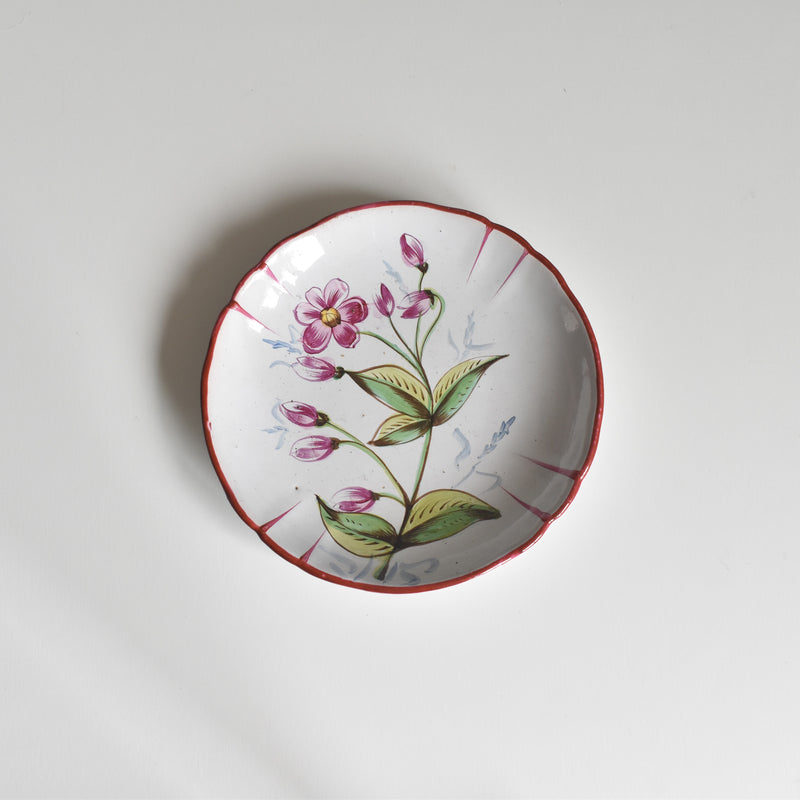 Antique Cup & Saucer St. Clement Emile Gallé Libellule (Dragonfly) D