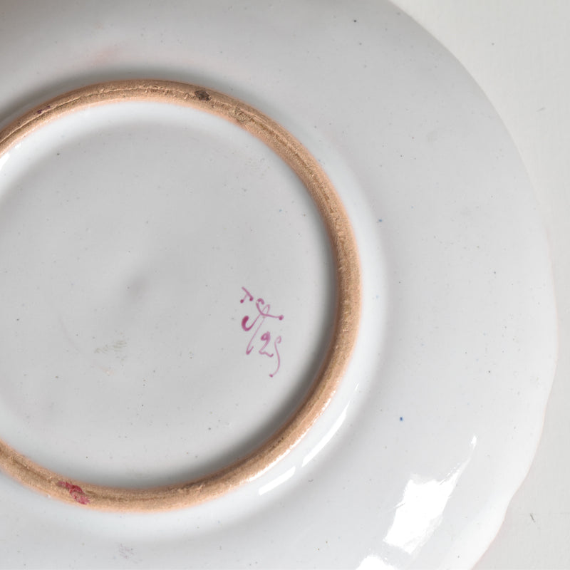 Antique Cup & Saucer St. Clement Emile Gallé Libellule (Dragonfly) D