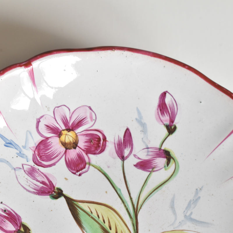 Antique Cup & Saucer St. Clement Emile Gallé Libellule (Dragonfly) D