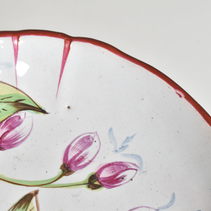 Antique Cup & Saucer St. Clement Emile Gallé Libellule (Dragonfly) D
