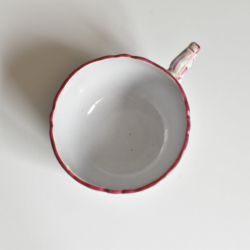 Antique Cup & Saucer St. Clement Emile Gallé Libellule (Dragonfly) D