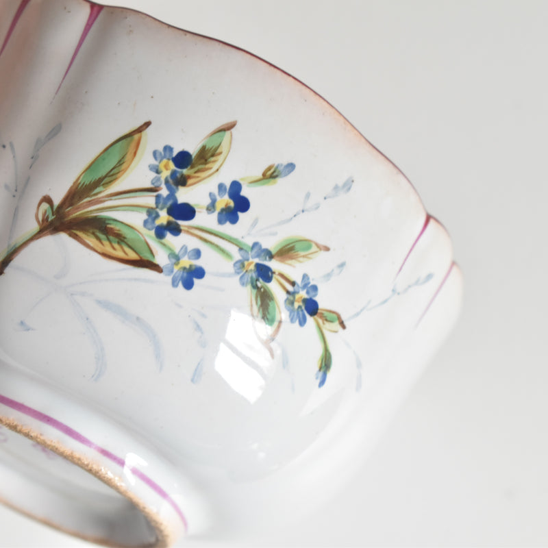 Antique Cup & Saucer St. Clement Emile Gallé Libellule (Dragonfly) D