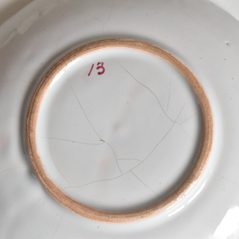 Antique cup & saucer St. Clément Emile Gallé Libellule E