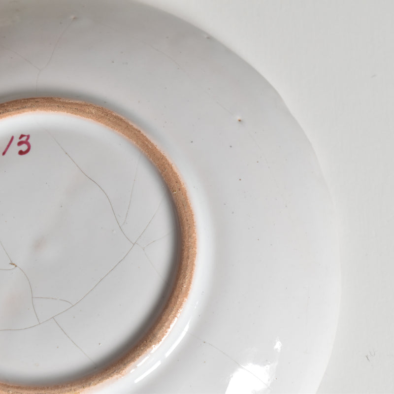 Antique cup & saucer St. Clément Emile Gallé Libellule E