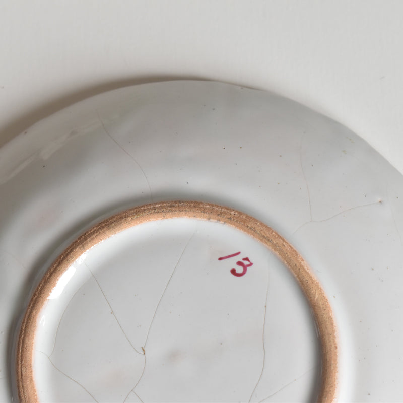 Antique cup & saucer St. Clément Emile Gallé Libellule E