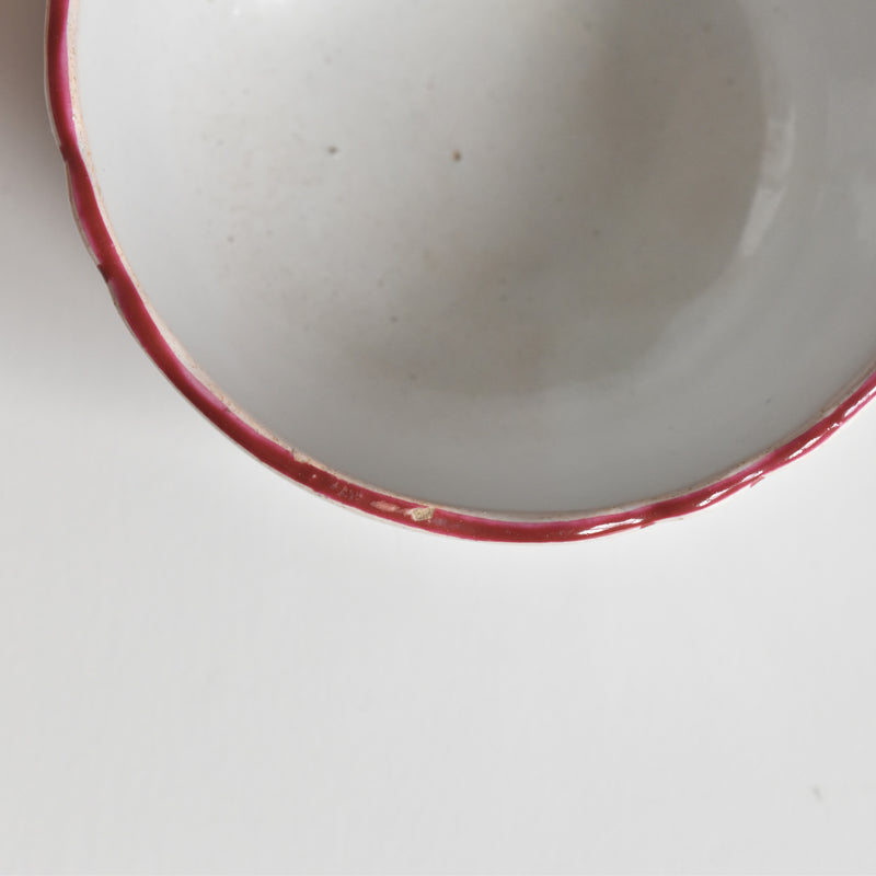 Antique cup & saucer St. Clément Emile Gallé Libellule E