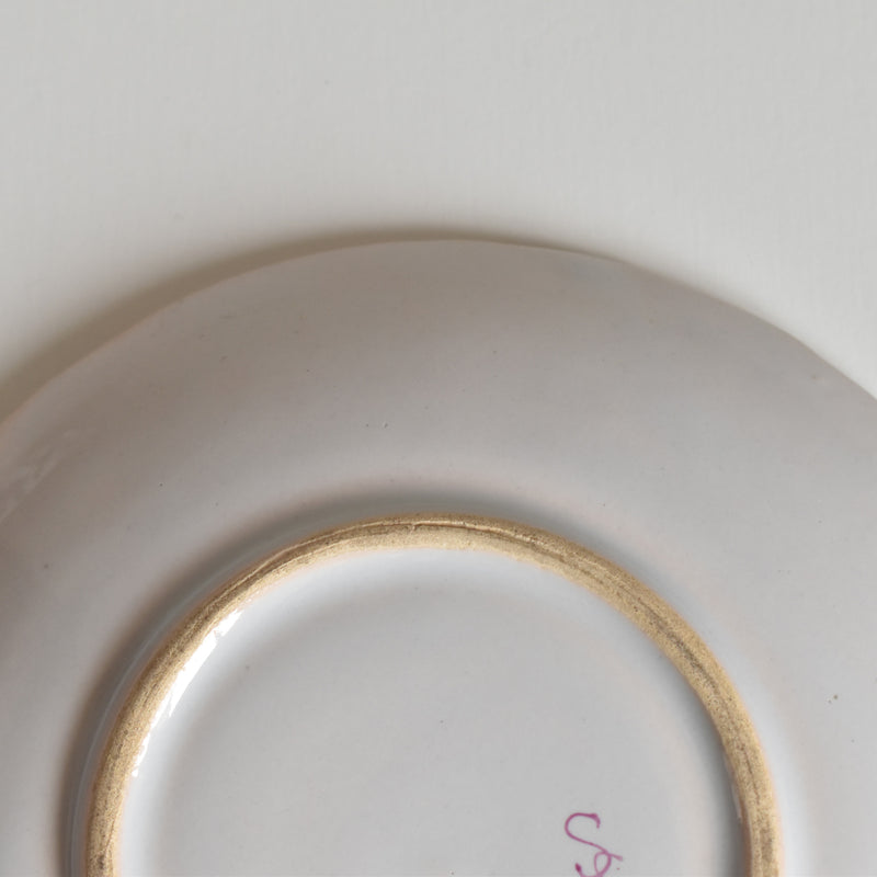 Antique Cup & Saucer St. Clement Emile Gallé Libellule F