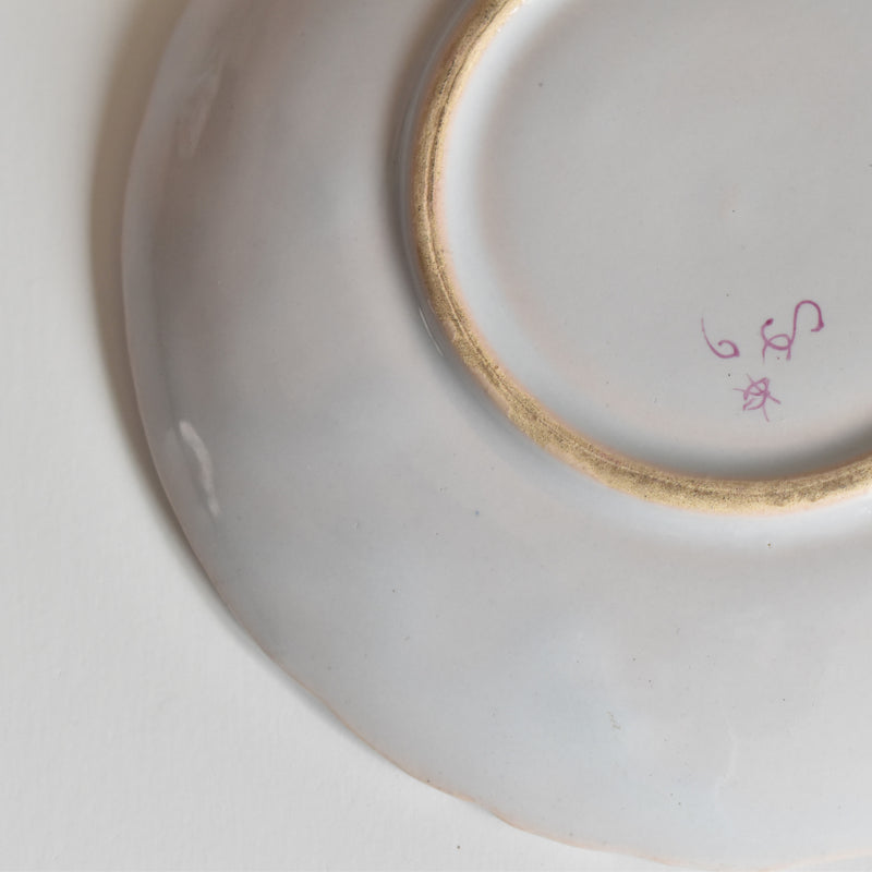 Antique Cup & Saucer St. Clement Emile Gallé Libellule F