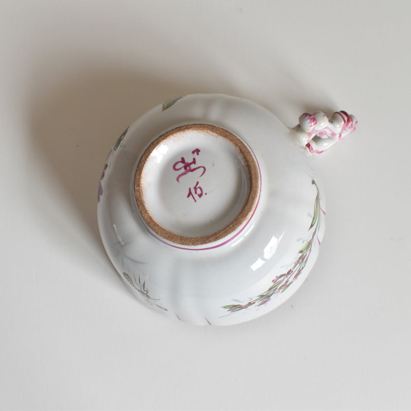Antique Cup & Saucer St. Clement Emile Gallé Libellule F