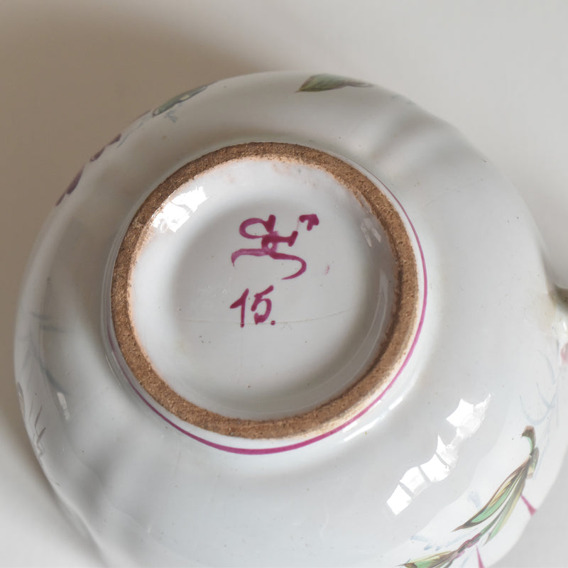 Antique Cup & Saucer St. Clement Emile Gallé Libellule F