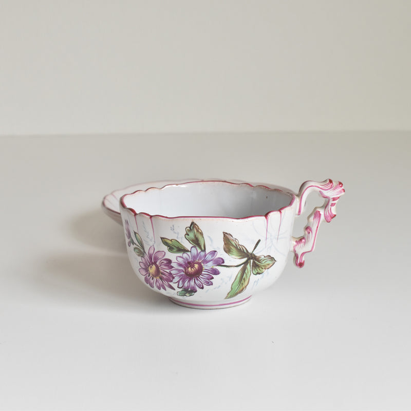 Antique Cup & Saucer St. Clement Emile Gallé Libellule F