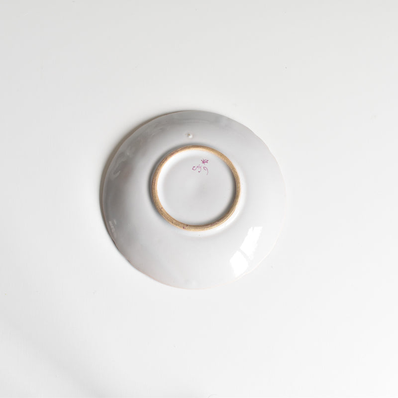 Antique saucer Saint-Clément Émile Gallé Libellule A