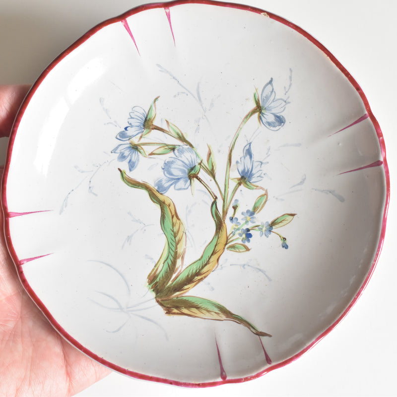 Antique Saucer Saint-Clément Émile Gallé Libellule (Dragonfly) B
