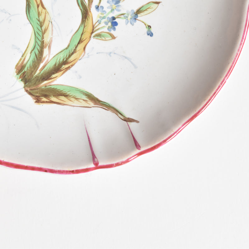 Antique Saucer Saint-Clément Émile Gallé Libellule (Dragonfly) B
