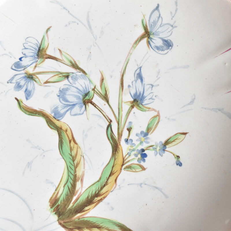 Antique Saucer Saint-Clément Émile Gallé Libellule (Dragonfly) B