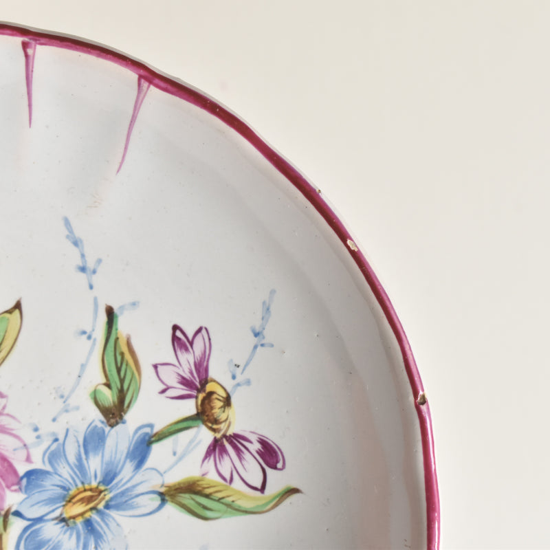 Antique Saucer Saint Clement Emile Gallé Libellule C