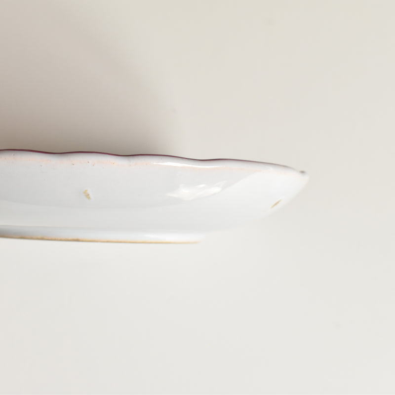Antique Saucer Saint Clement Emile Gallé Libellule C