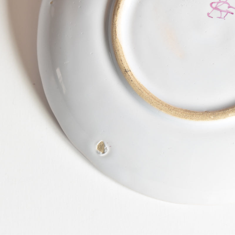 Antique Saucer Saint Clement Emile Gallé Libellule C