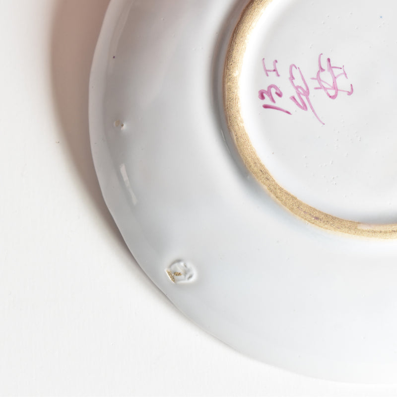 Antique Saucer Saint Clement Emile Gallé Libellule C