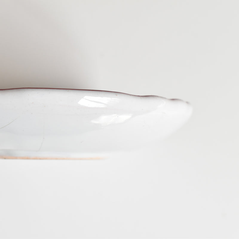 Antique saucer, Saint-Clément, Emile Gallé Libellule (Dragonfly) D