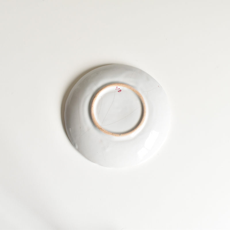 Antique saucer, Saint-Clément, Emile Gallé Libellule (Dragonfly) D