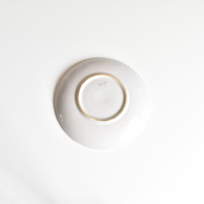Antique saucer St. Clement Emile Galle Libellule (Dragonfly) E