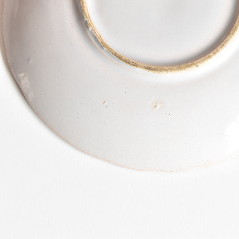 Antique saucer St. Clement Emile Galle Libellule (Dragonfly) E