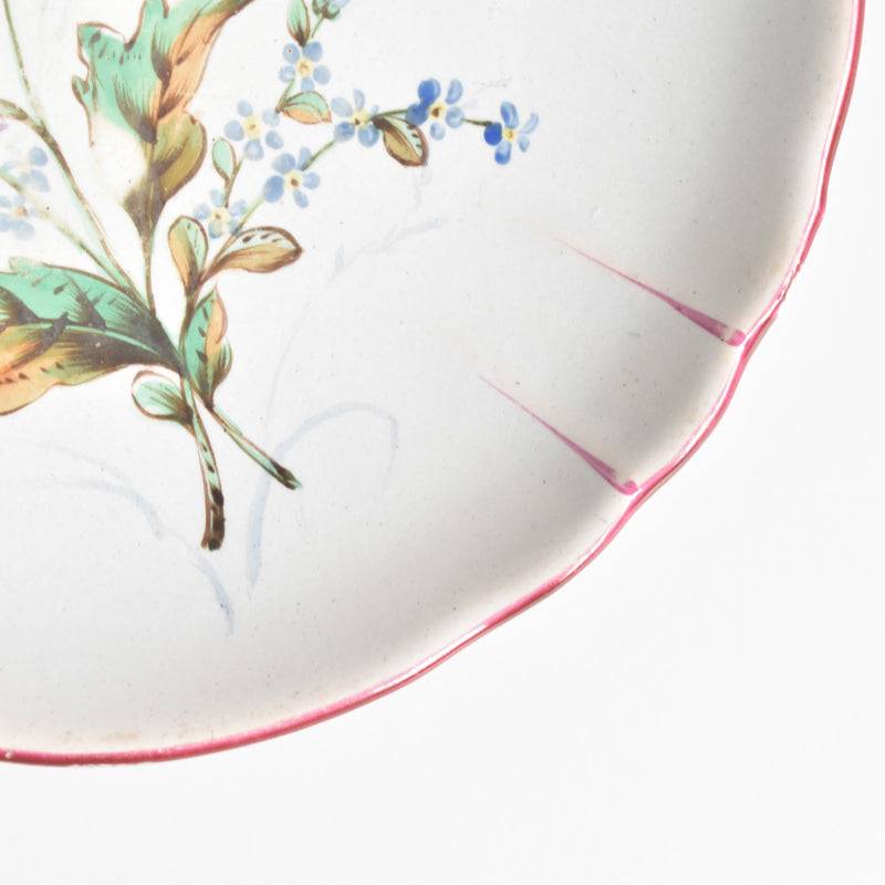 Antique saucer St. Clement Emile Galle Libellule (Dragonfly) E