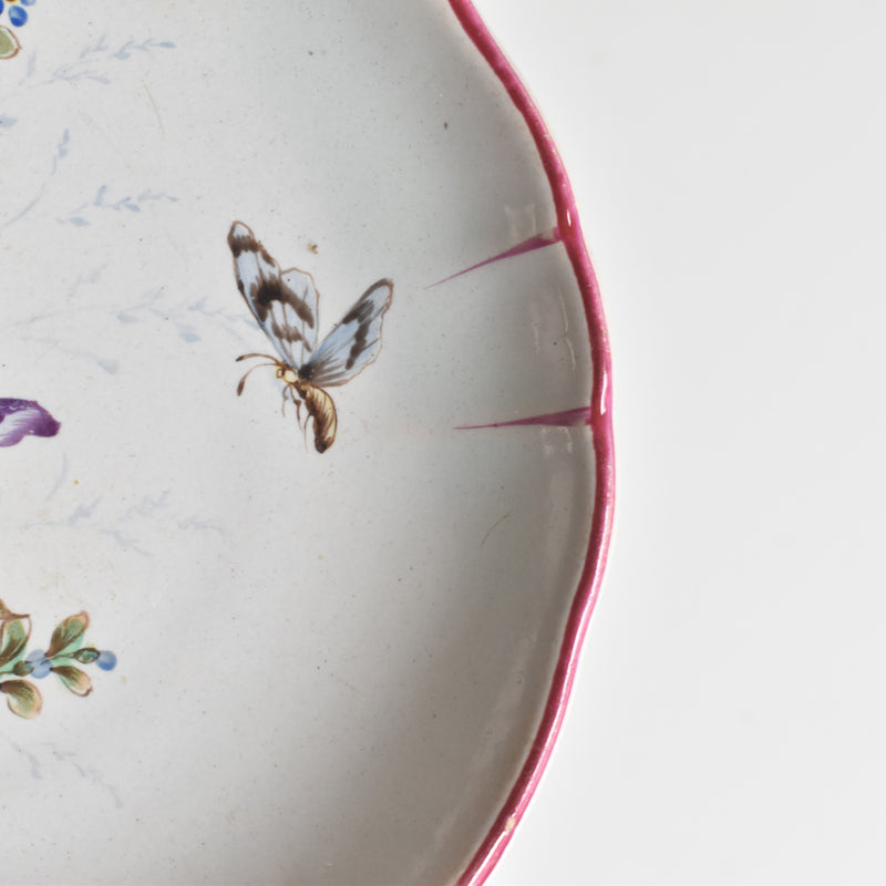 Antique Saucer Saint-Clément Émile Gallé Libellule (Dragonfly) F