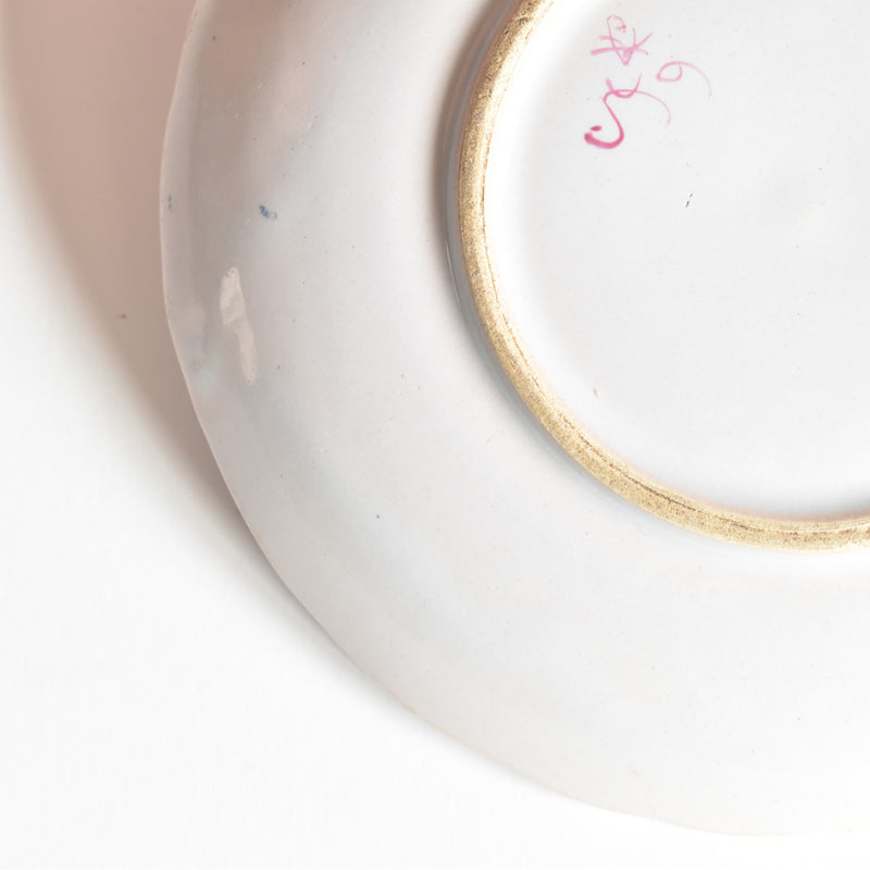 Antique Saucer Saint-Clément Émile Gallé Libellule (Dragonfly) F