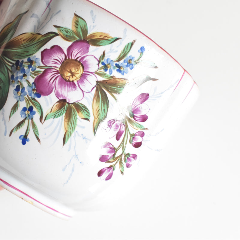 Antique Sugar Pot, Saint Clement, Emile Gallé, Libellule