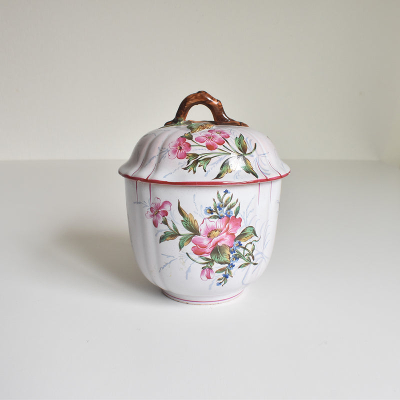 Antique Sugar Pot, Saint Clement, Emile Gallé, Libellule