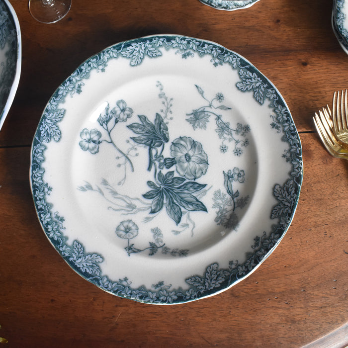 アンティークデザートプレート イギリス窯 N92 A