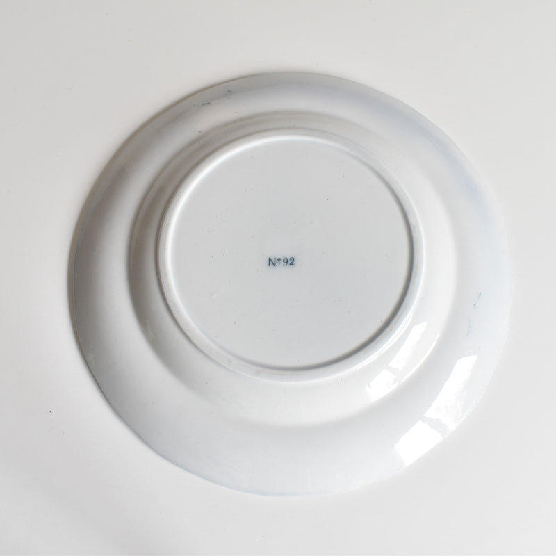 Antique Dessert Plate, English Kiln, N92 A