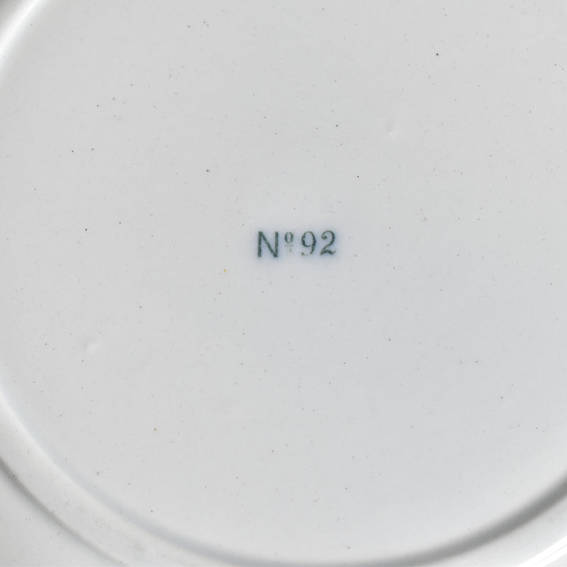 Antique Dessert Plate, English Kiln, N92 A