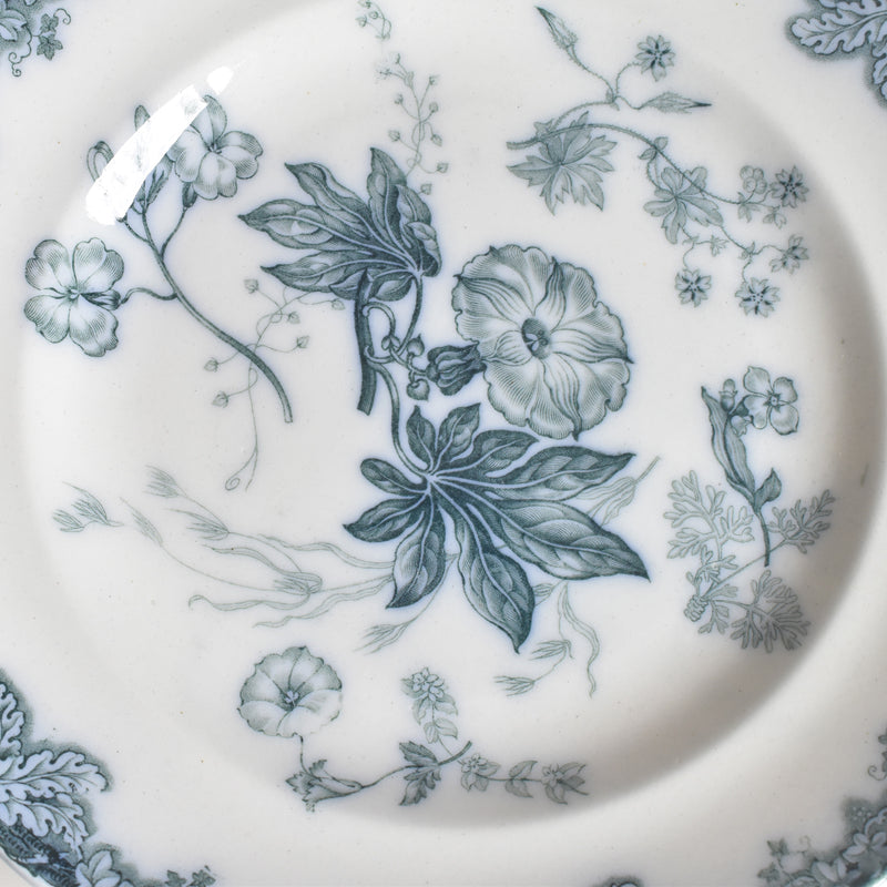 Antique Dessert Plate, English Kiln, N92 A