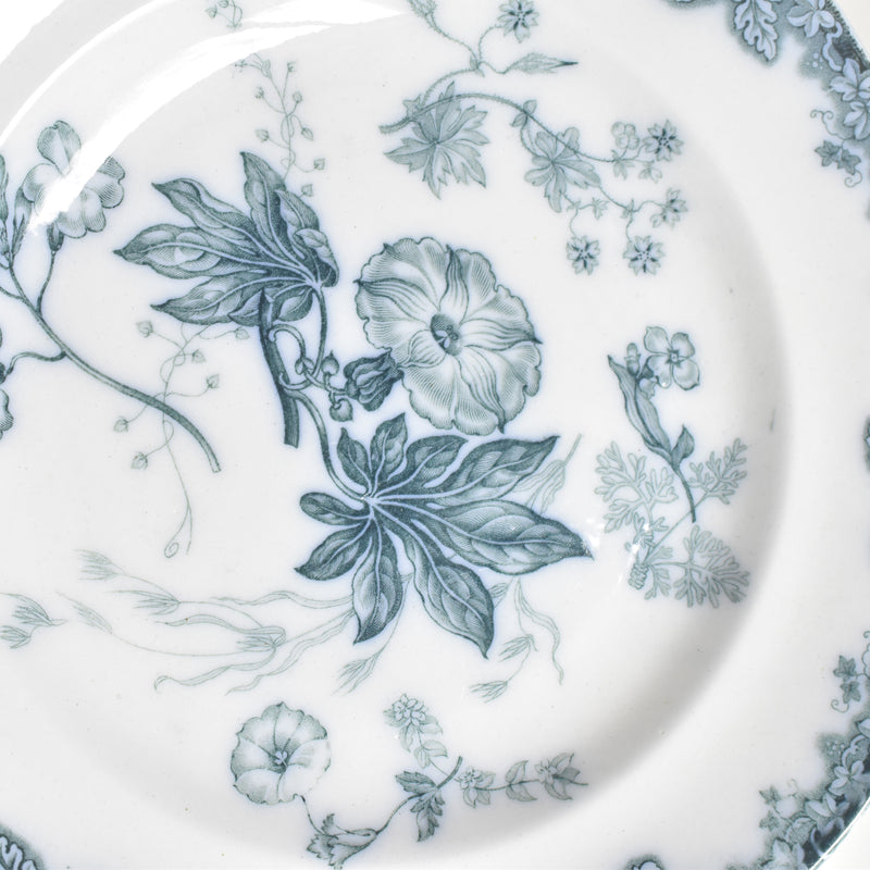 Antique Dessert Plate, English Kiln, N92 A