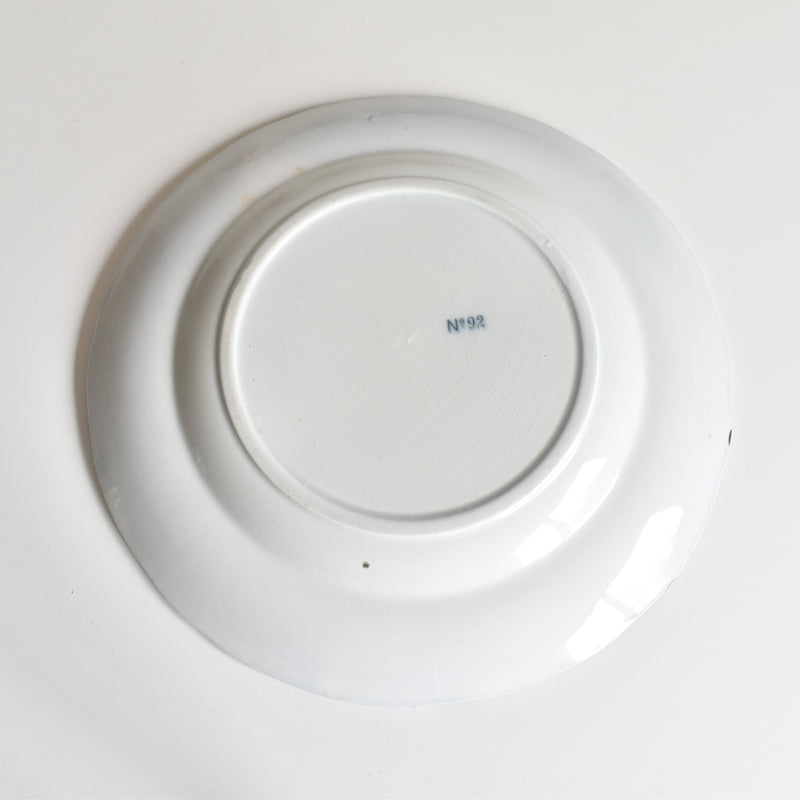 アンティークデザートプレート イギリス窯 N92 B