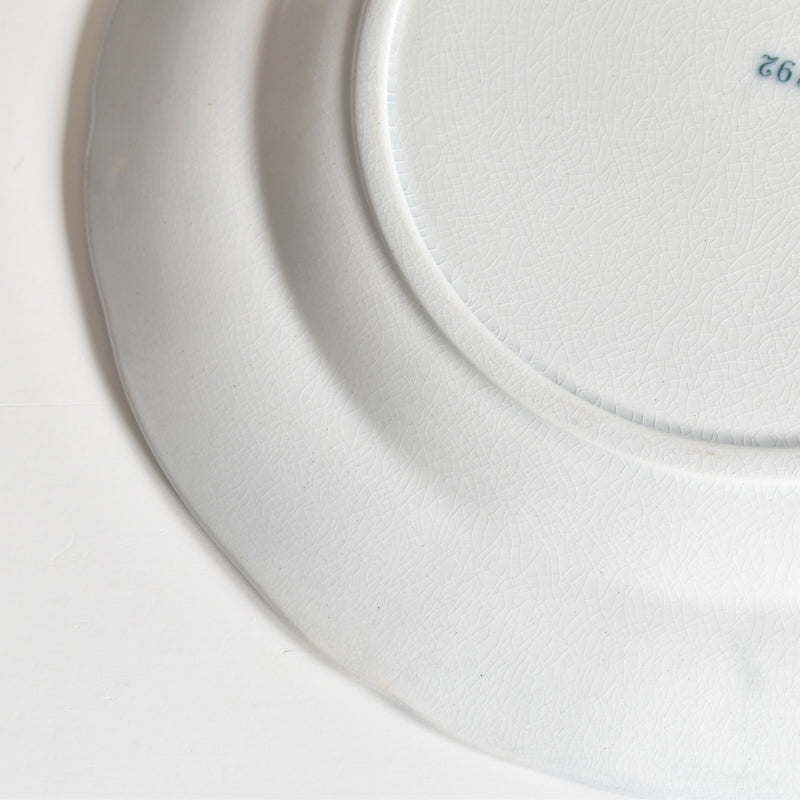 アンティークデザートプレート イギリス窯 N92 D