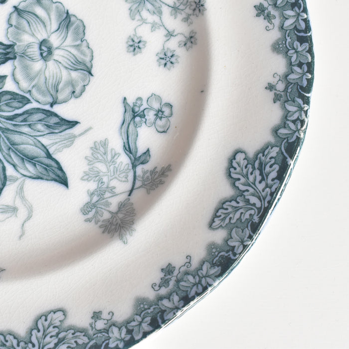 アンティークデザートプレート イギリス窯 N92 D