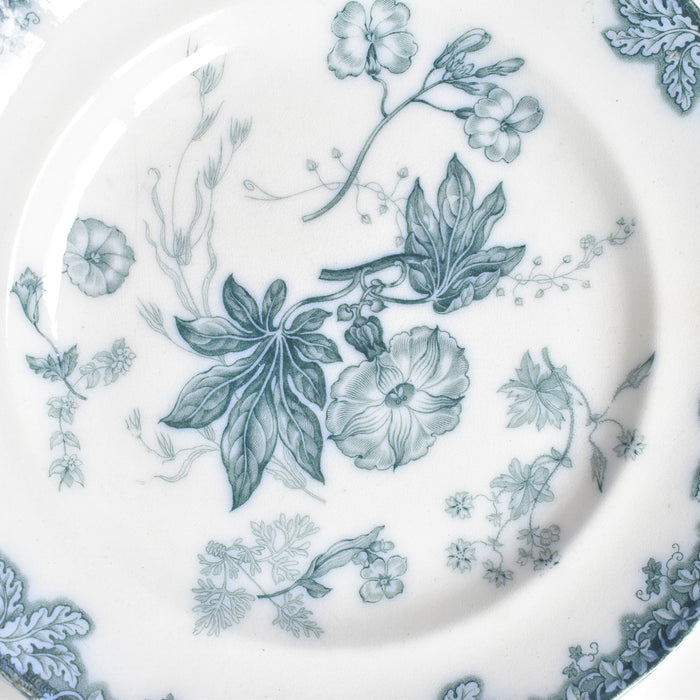 アンティークデザートプレート イギリス窯 N92 E