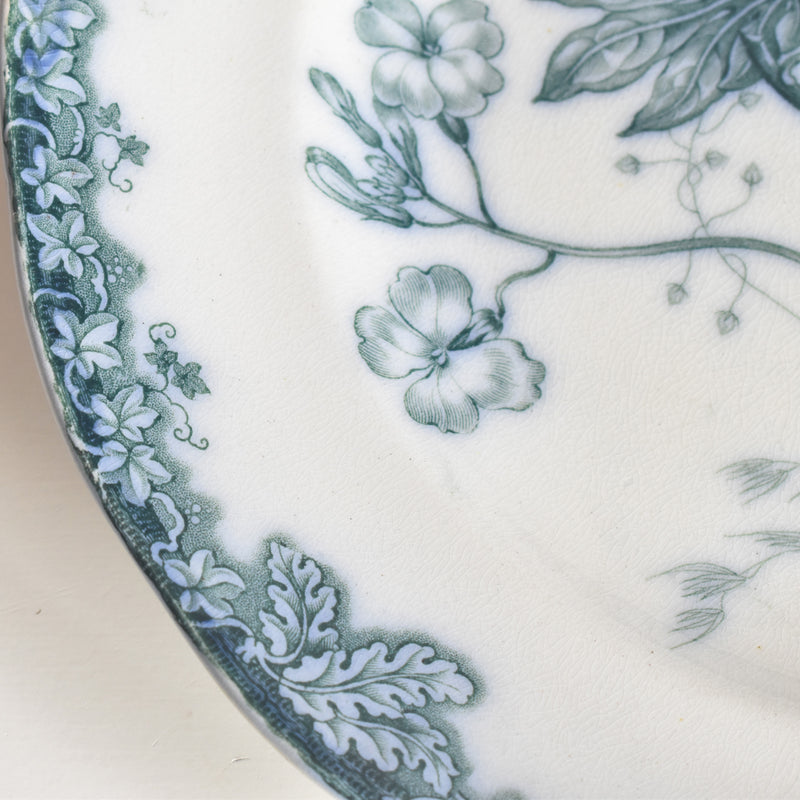 アンティークデザートプレート イギリス窯 N92 E