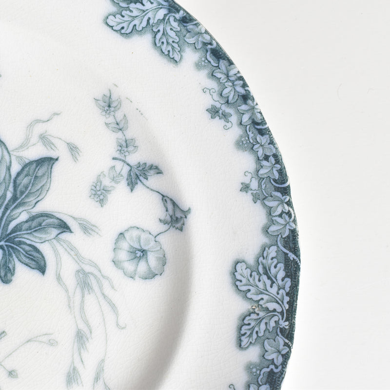 アンティークデザートプレート イギリス窯 N92 F