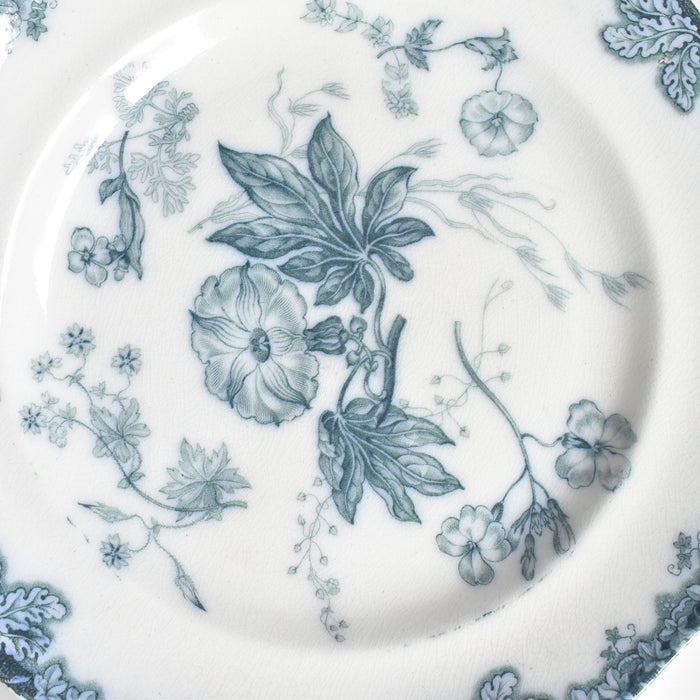 アンティークデザートプレート イギリス窯 N92 F