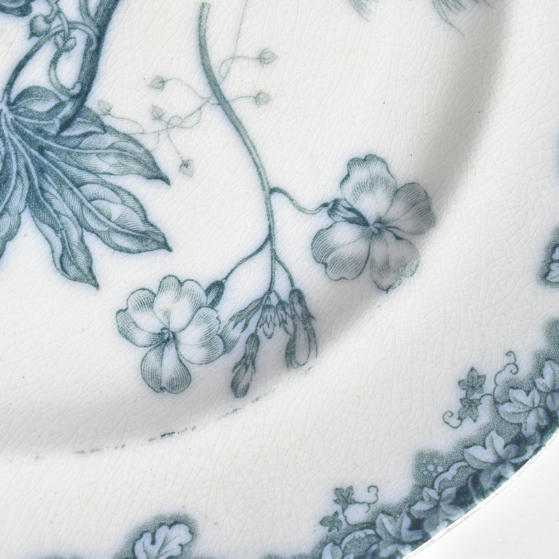 アンティークデザートプレート イギリス窯 N92 F