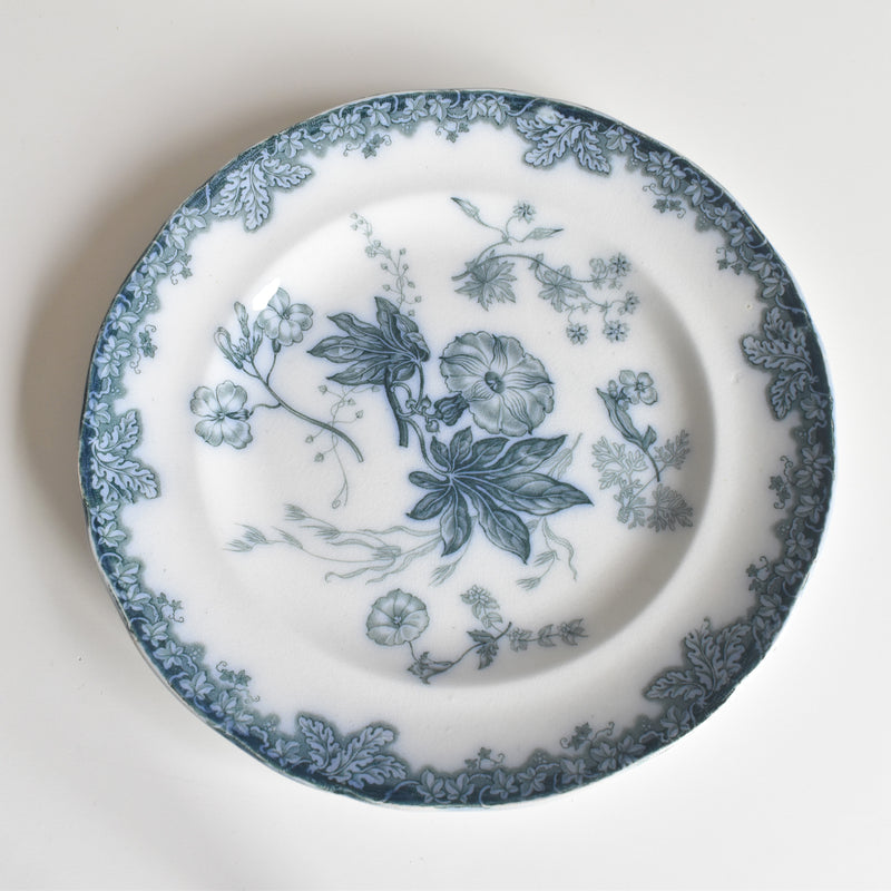 アンティークデザートプレート イギリス窯 N92 G