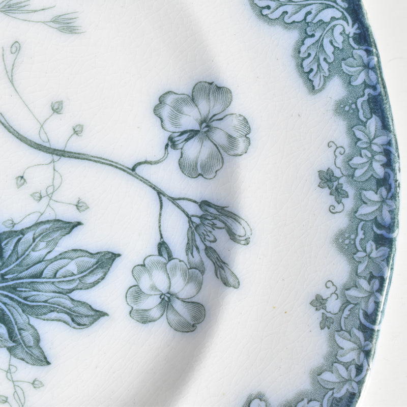 アンティークデザートプレート イギリス窯 N92 G