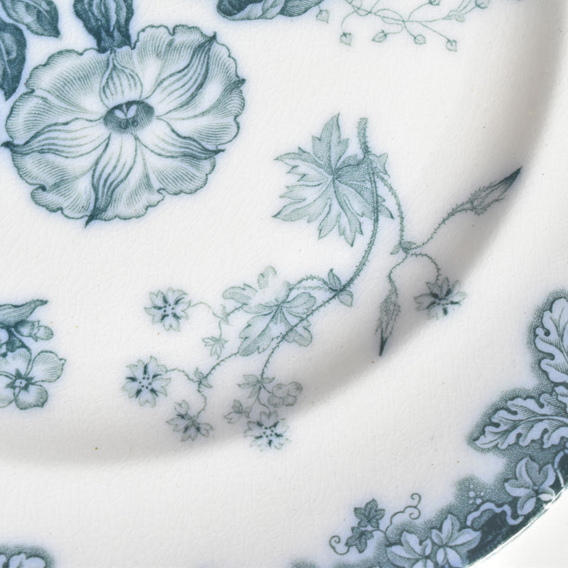 Antique Dessert Plate, English Kiln, N92 H